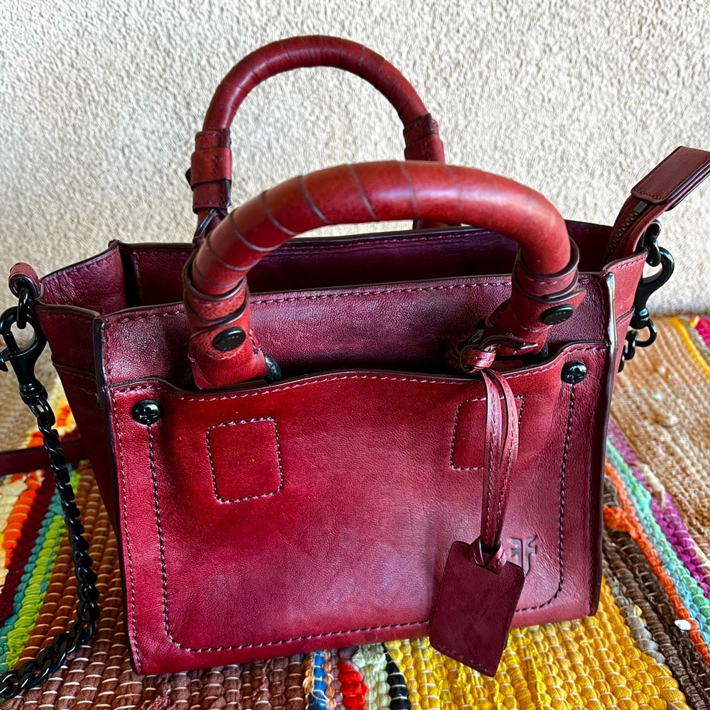 Frye Burgundy/Wine leather bag